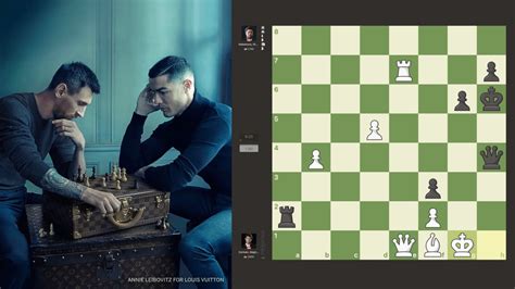 messi vs ronaldo chess game.